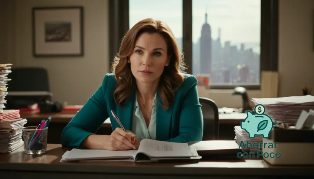 Administrar Finanzas Eficaces en Pequeños Presupuestos: La imagen debe mostrar a una mujer de unos 30 años