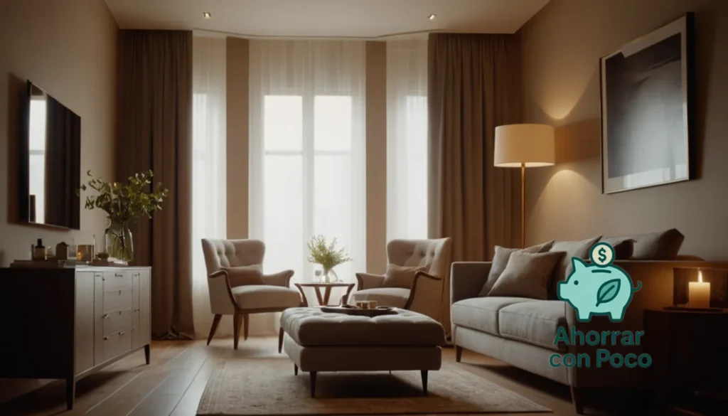 Ahorro para vivienda con bajos ingresos: "La imagen debe mostrarse: una representación fotorrealista de un pequeño apartamento modesto pero bien guardado