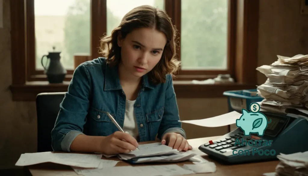 Plan de ahorro para comprar una casa con bajos ingresos.: La imagen debe mostrarse: un joven adulto de medios modestos